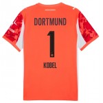 Günstige Fußballtrikots Borussia Dortmund Kobel 1 Torwart 2025-26 Rote Kurzarm